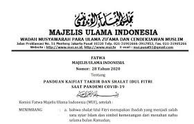 Fatwa MUI No.31 Tahun 2020