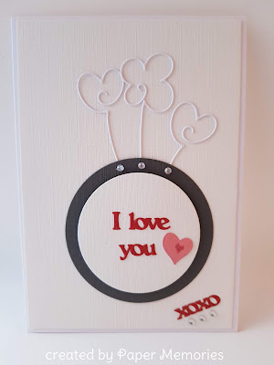 Liebe, Valentinstag, XCUT, Gummiapan, Sizzix, love, xoxo