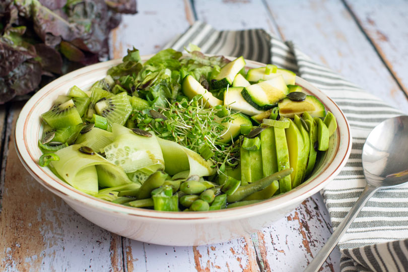 recette Salade verte originale