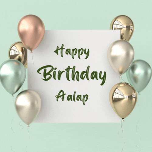 Happy Birthday Aalap (Animated gif)