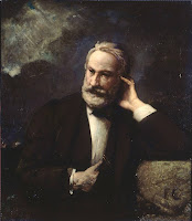 Portrait of Victor Hugo by French painter François-Nicolas Chifflart c.1868, related to Greece on the Ruins of Missolonghi.