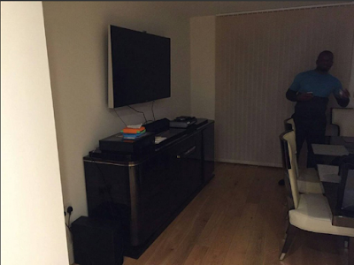 Photos Of Alison-Madueke's Son Chilling With Women In His New London Apartment. 1