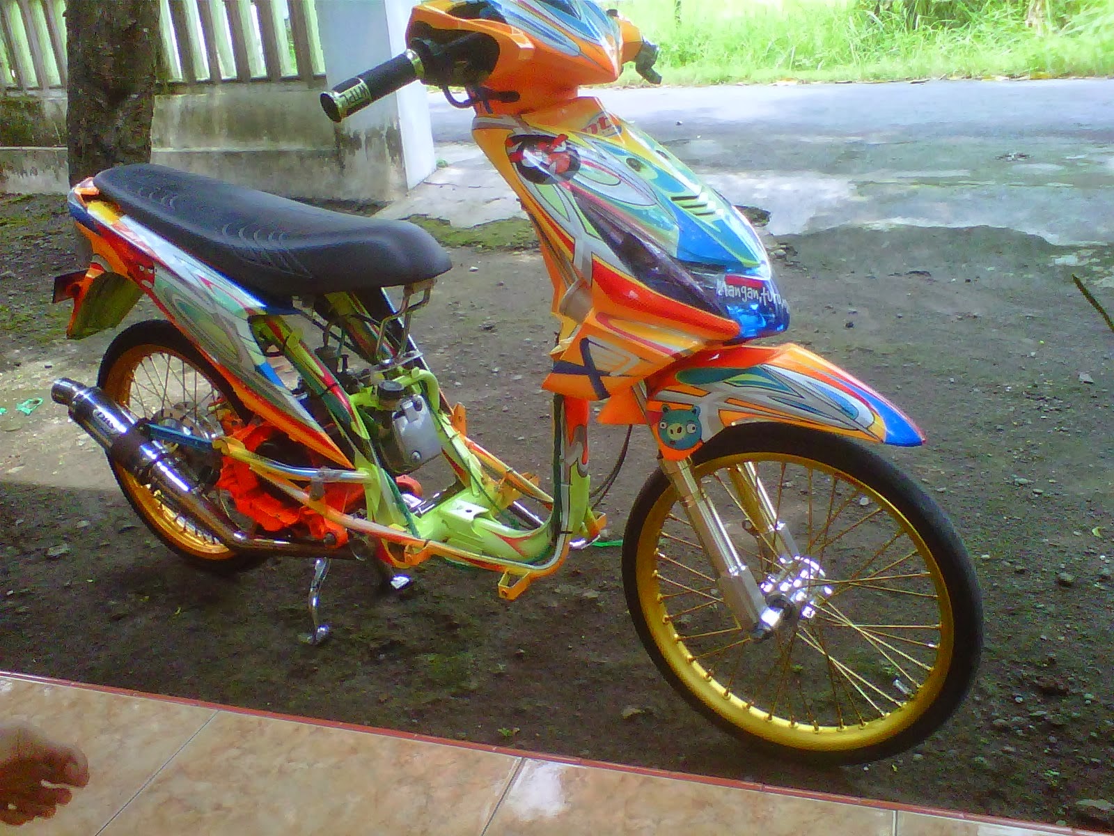 Download Ide 74 Modifikasi Motor Honda Beat Drag Terlengkap