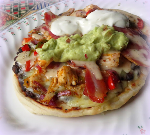 Mexican Chicken Club Flat Breads