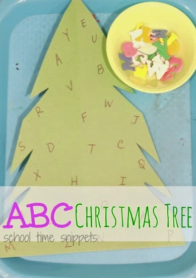 Alphabet Christmas Tree for Toddlers