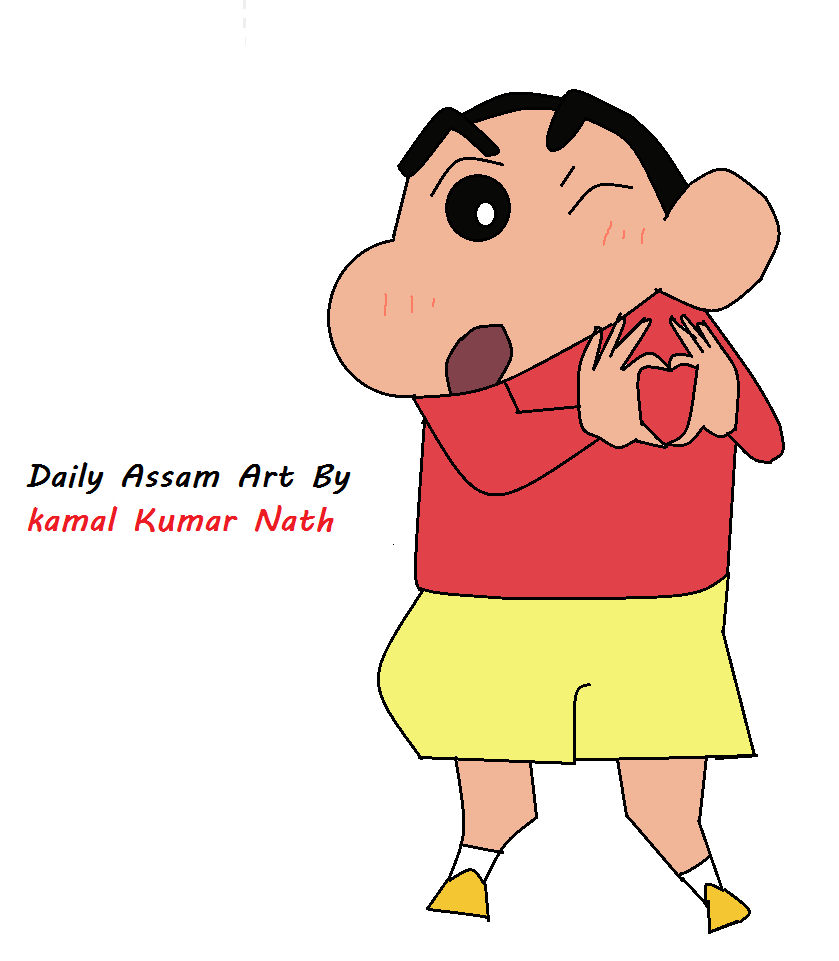 Shinchan Drawing Easy for Kids I How to draw Shinchan step by step Cartoon  character Drawing  YouTube