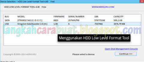 Cara Format Flashdisk Yang Write Protected