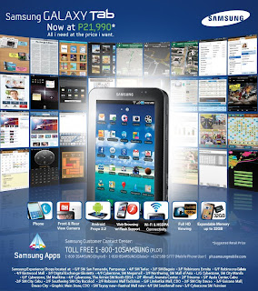 Samsung Galaxy Tab Price down poster