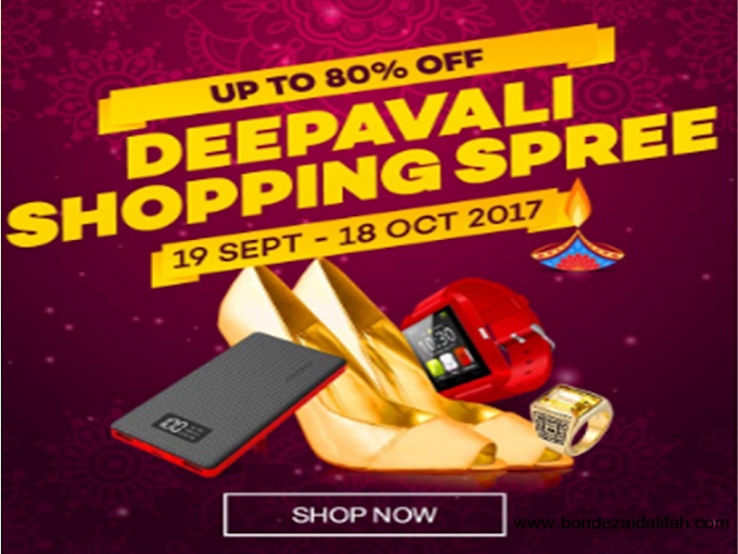 DEEPAVALI SHOPPING SPREE DILAZADA!