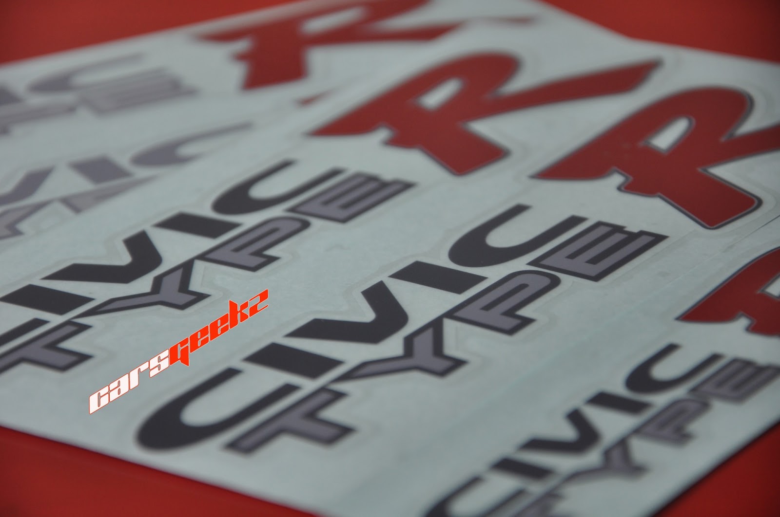 civic type r decals stickers 1