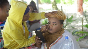 Dayo Amusa Nollywood Yoruba actress behind the scenes music video shoot m