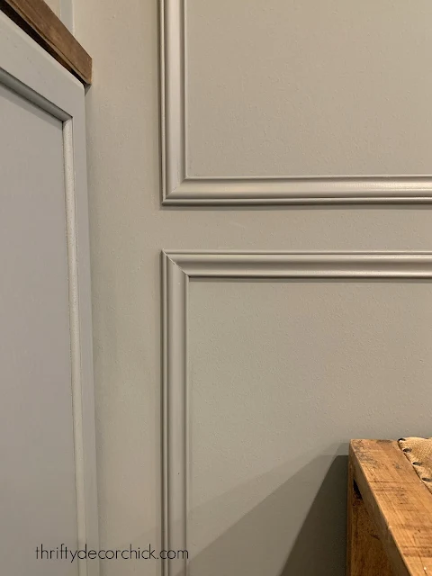 45 degree cut for wall molding boxes