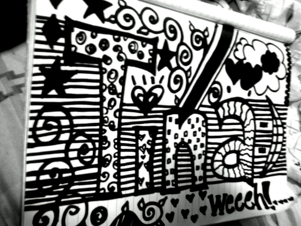 Bla Bla BLOG My 1st Doodle Drawing D