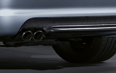 BMW diffuser in carbon for M aerodynamic kit