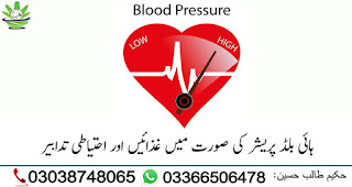high blood pressure patient in Urdu 