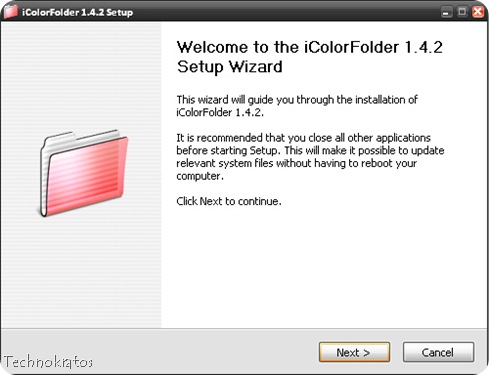 iColor Folder Installation 2