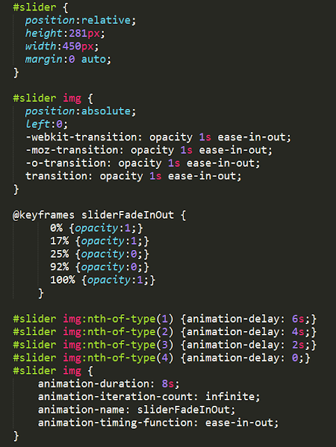 css tips membuat fade slider css