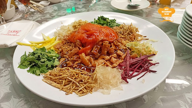 Tiger Beer CNY 2023 - Extra Super Tanker - Salmon Yee Sang With Pear