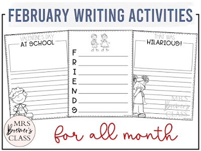 Writing activities templates and prompts for all year long for Kindergarten, First Grade, and Second Grade