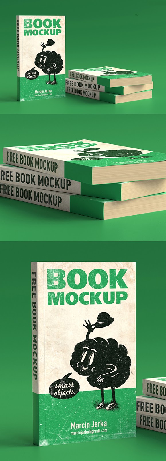 Download Free Mockup PSD 2018 - Free Book Mockup PSD Templates
