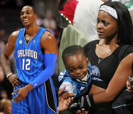 orlando magic dwight howard wallpaper. dwight howard waife with son