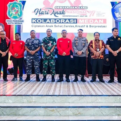 Pasminlog Yonmarhanlan I Hadiri Gebyar dan Expo Hari Anak Nasional Kota Medan 