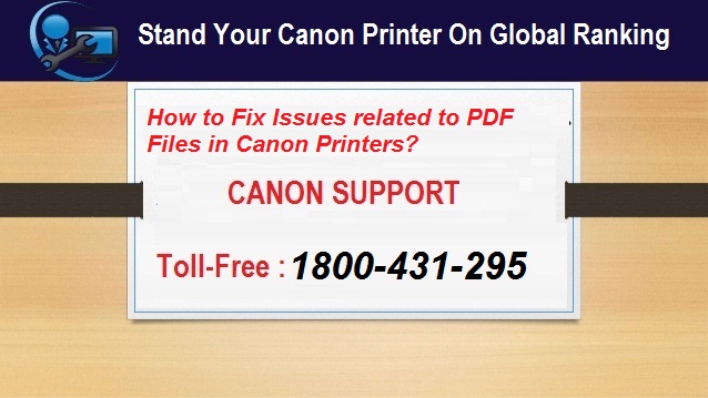 canon printer support for pdf issue