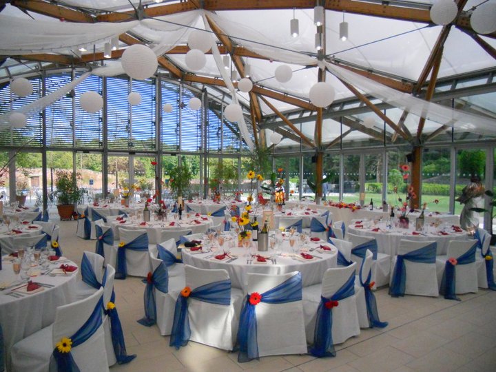 Decoration of the room for the reception