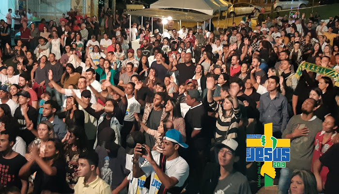 Marcha da unidade pela fé; em cristais mg foi benção de Deus, 2019