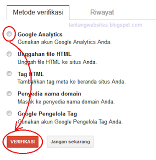 buat alat webmaster google