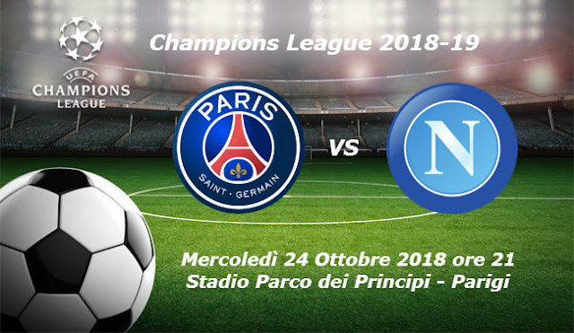 Free Live Streaming, Full Match And Highlights Football Videos:  PSG vs Napoli