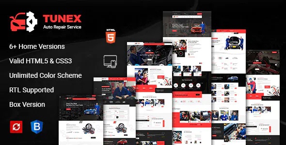 Auto Mechanic & Car Repair HTML Template