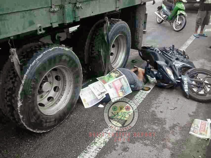 Kemalangan Maut Antara Motosikal Dan Lori Di Simpang Empat Ke Ulu Yam