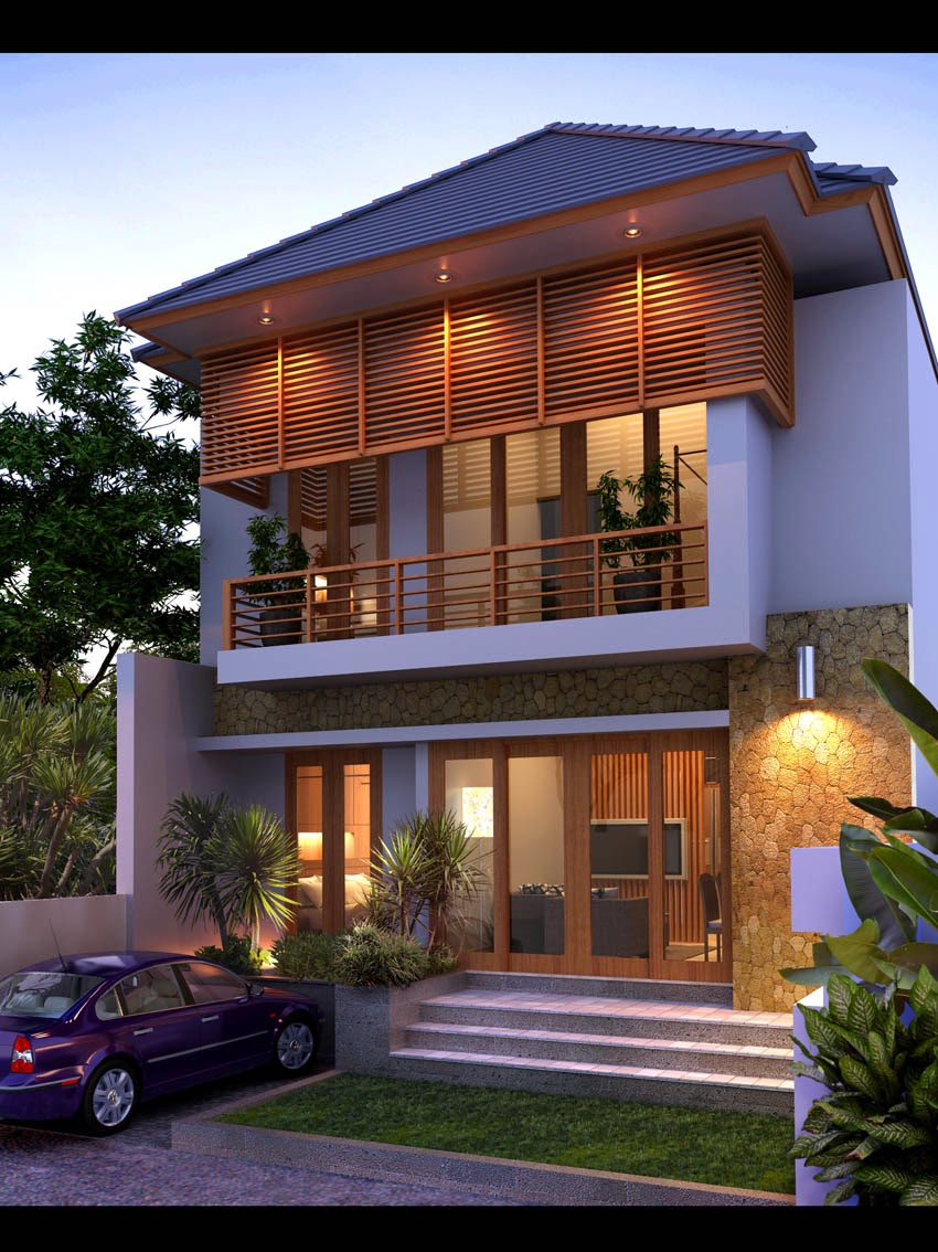 Desain Rumah Minimalis 2 Lantai Type 120 Gambar Foto 