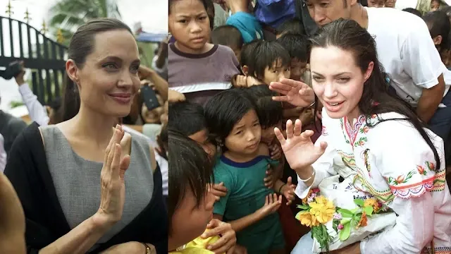 Angelina Jolie, Philanthropic focus, Women's empowerment, Refugee advocacy, Child rights, Environmental conservation