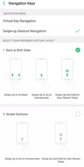 Cara Mengaktifkan Gesture Navigation OPPO F7