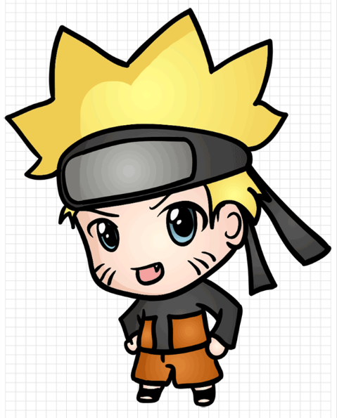 Cara Menggambar Chibi  Naruto Part 1 Goyang Pensil