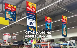 Tempat Cetak Hanging Mobile Banner Gantung Cepat di Duren Sawit, Jakarta Timur