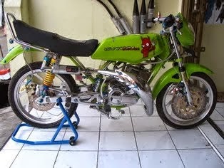 Modifikasi Rx King Hijau Green azik