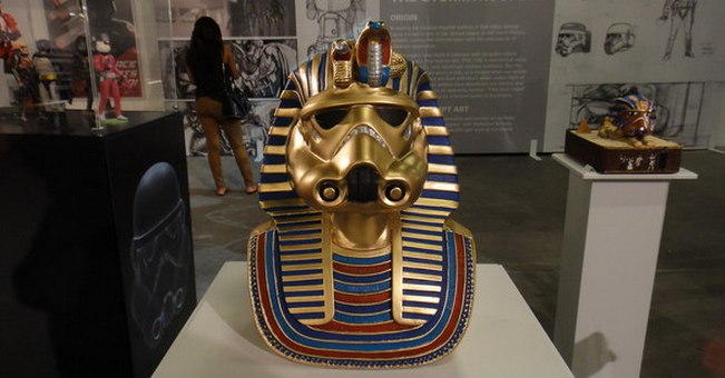 Goldene Tutanchamun in Museum lang Lebe der Imperator Spassbilder Wissenswertes zum lachen Lustige Predigt, Vergangenheit, Wissen zum lachen