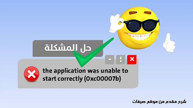 the application was unable to start correctly 