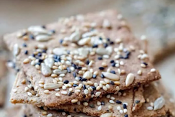 Keto Seeds Crackers (Vegan Keto Low Carb Snack