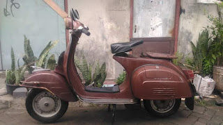 Vespa super taun 76 surat BPKB aja akur ke BODY plat B 