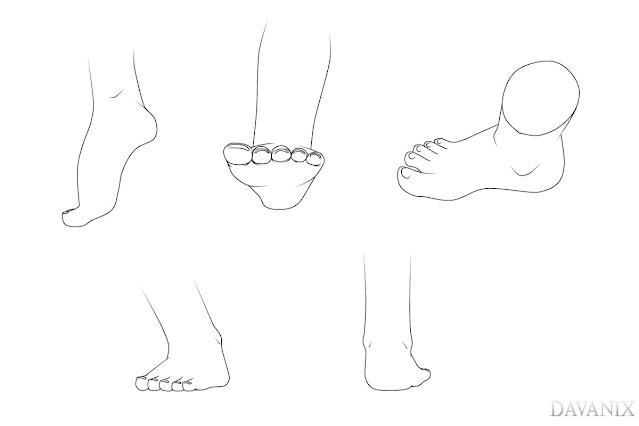 TUTORIAL DIGITAL: Menggambar Kaki