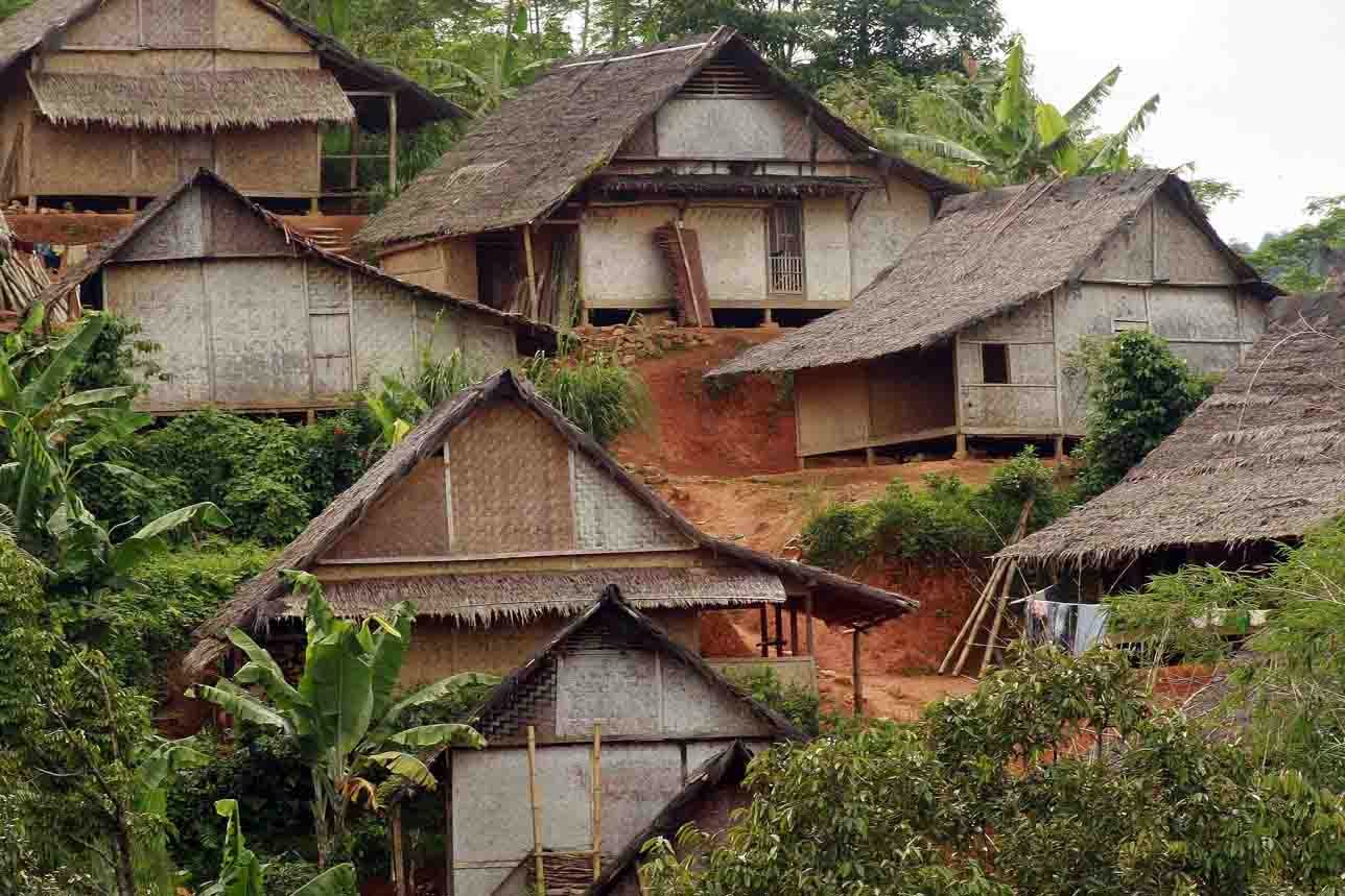 gambar rumah adat banten badui