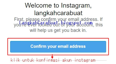 cara registrasi instagram