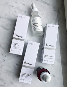 The Ordinary skin care products