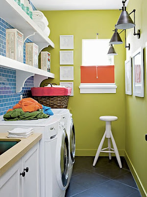 Best Interiors: Colorful Laundry Room Interior Design Inspirations