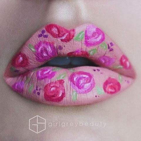 Tattoo-Inspired Lip Art And More By Andrea Reed