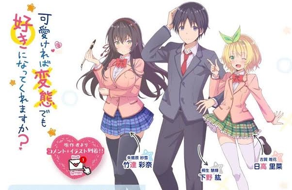 Ecchi? Kawaii? Why not Both, Kawaikereba Hentai demo Suki ni Natte Kuremasu ka will Air in July 2019